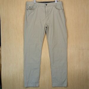 Denali Mens Delta Khaki Stretch Outdoor Hiking Pants 38x34 Gorpcore Lightweight